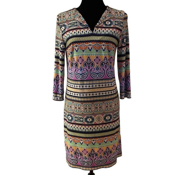 Nicole Miller Boho Inspired Sheath Dress - Picture 1 of 11